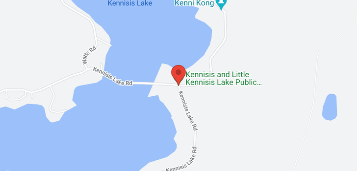 map of 5399 KENNISIS LAKE ROAD